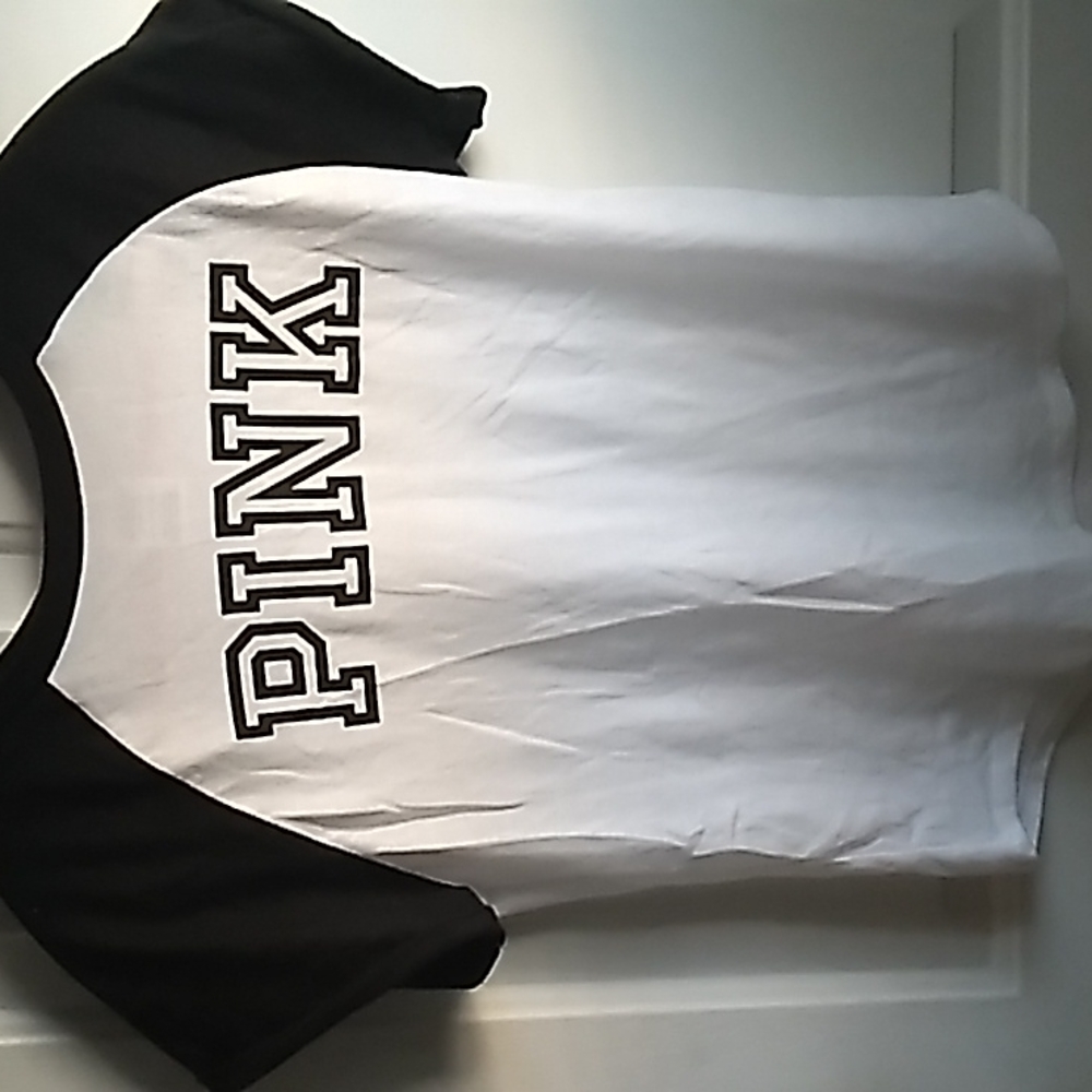 Pink brand tee shirt